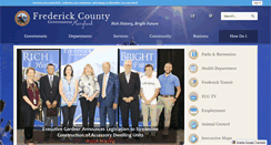 Desktop Screenshot of frederickcountymd.gov